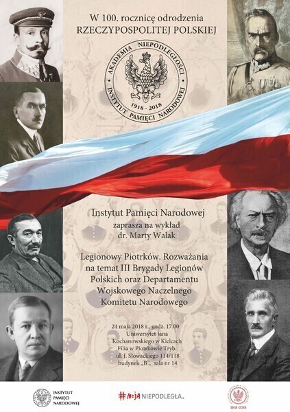 Moja niepodległa. IPN organizuje rocznicę odzyskania niepodległości w Piotrkowie