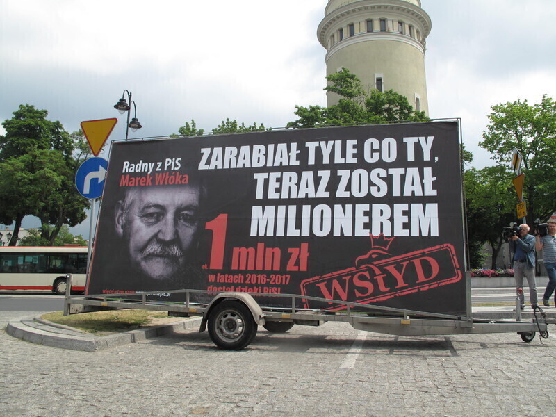 Konwój wstydu ponownie w Piotrkowie