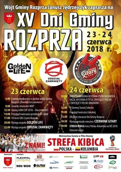 Golden Life Oddział Zamknięty i Czerwone Gitary na Dniach Gminy Rozprza