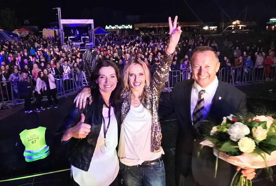 Patrycja Markowska rozpędziła chmury nad Wolborzem