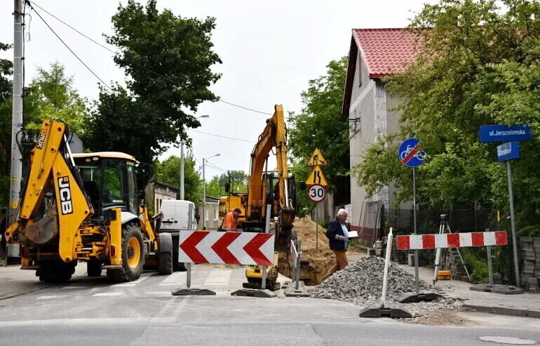 Zamknęli ul. Rzemieślniczą w Piotrkowie