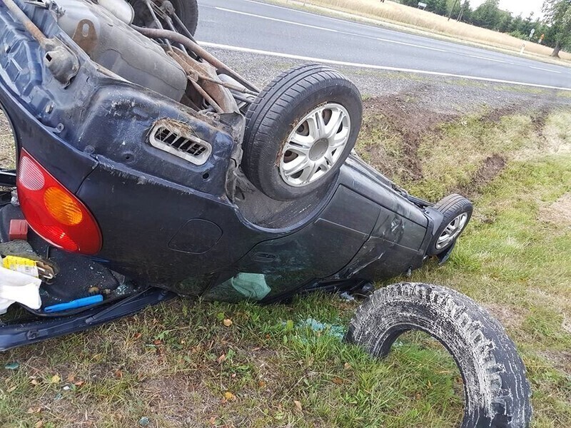 Wypadek na DK12. Sprawca uciekł