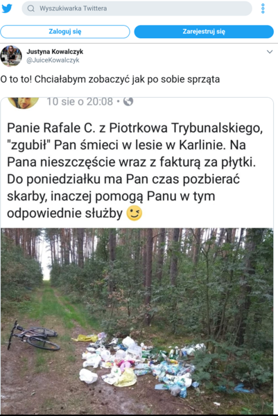 Justyna Kowalczyk pokona ...śmieciarza z Piotrkowa