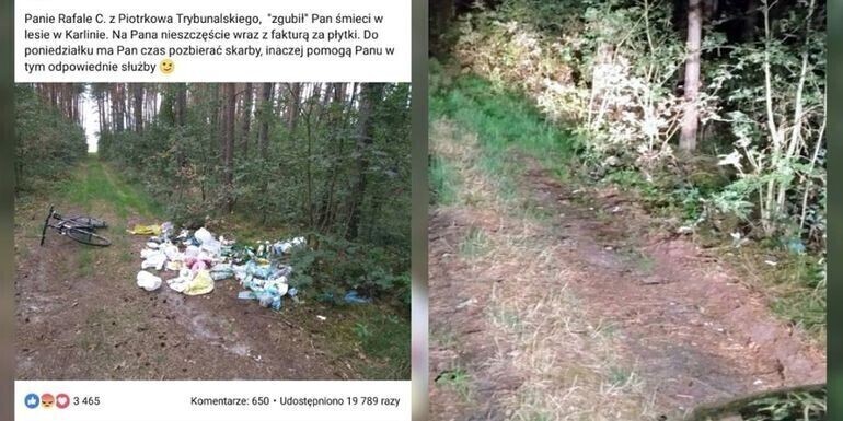 Internauci wymusili posprzątanie śmieci