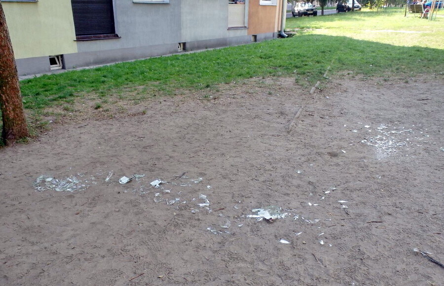 Pułapka na piotrkowskim placu zabaw