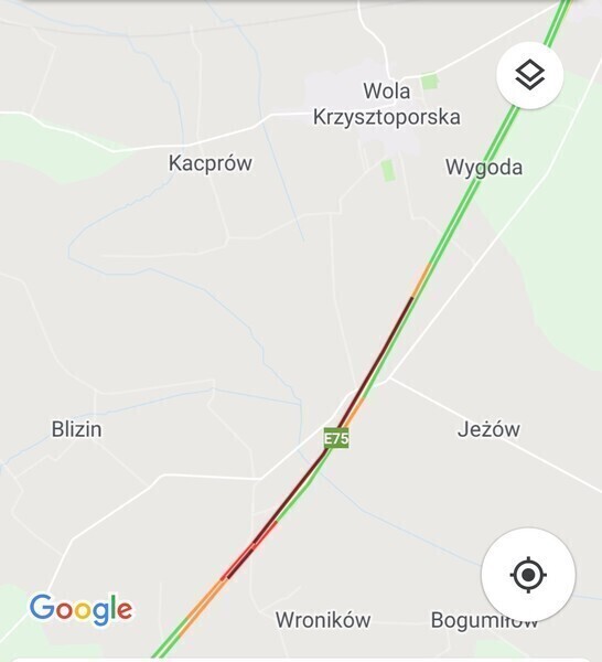 Śmiertelne potrącenie rowerzysty na DK 1