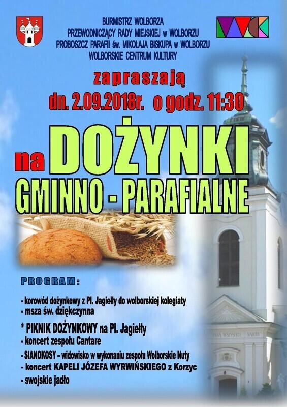 W niedzielę dożynki w Wolborzu