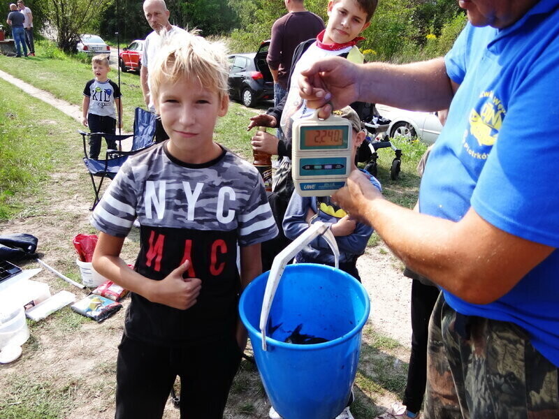 Wędkowali na zakończenie wakacji