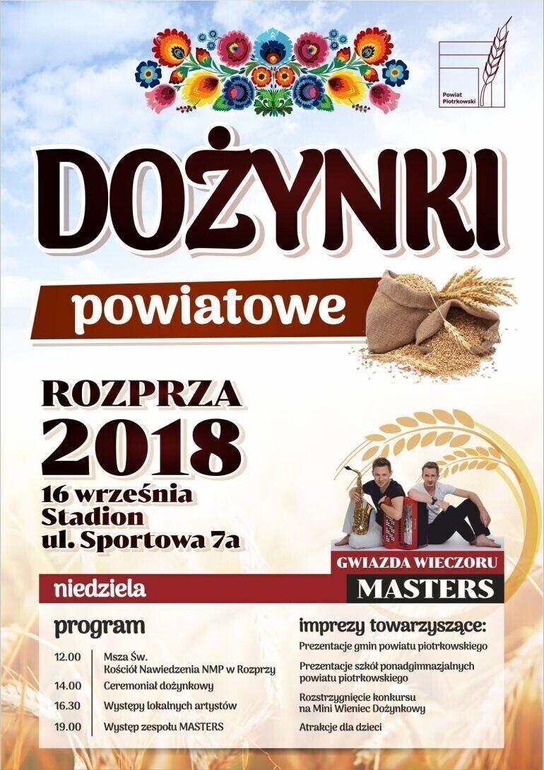 Zespół Masters gwiazdą dożynek powiatowych