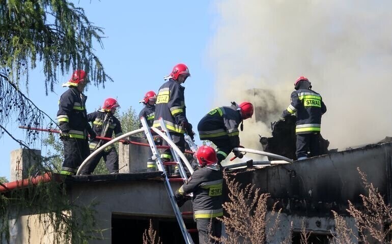 Dwa pożary w tym samym miejscu