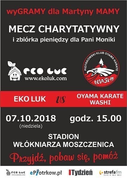 Charytatywny mecz WyGRAMY dla Martyny MAMY