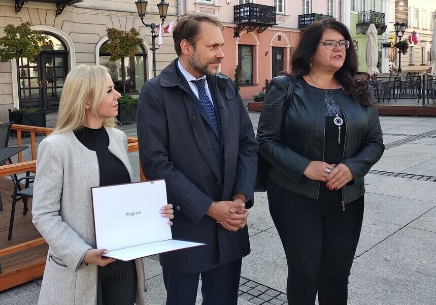 Grzegorz Lorek przedstawił swój pomysł na Piotrków