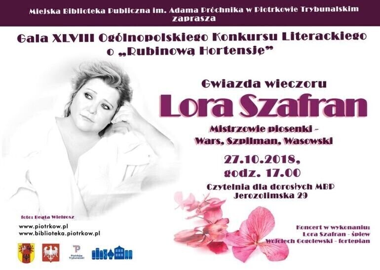 Lora Szafran zaśpiewa na Rubinowej