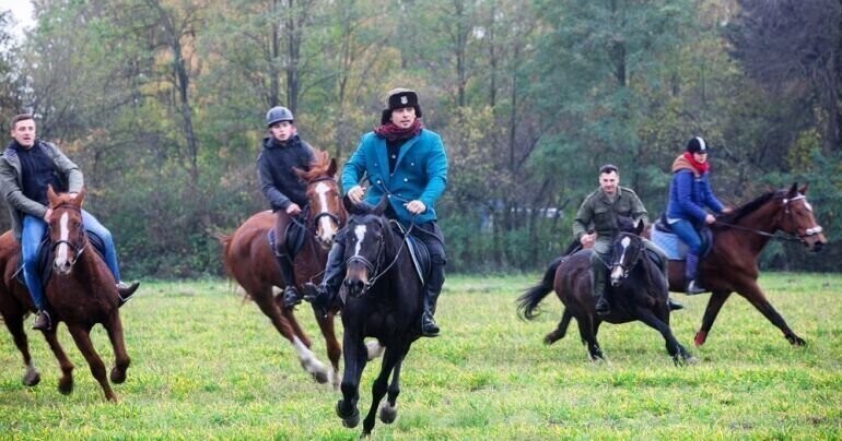 Dogonili lisa. Hubertus w gminie Czarnocin