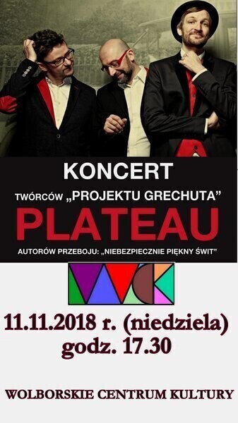 Zespół Plateau wystąpi w Wolborzu