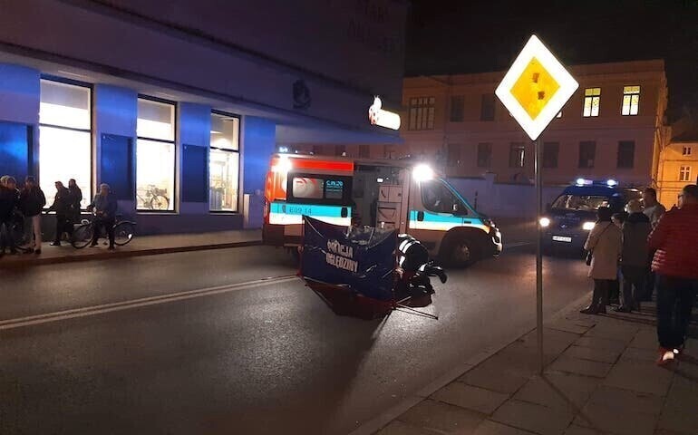 Śmiertelne potrącenie pieszej na Wojska Polskiego