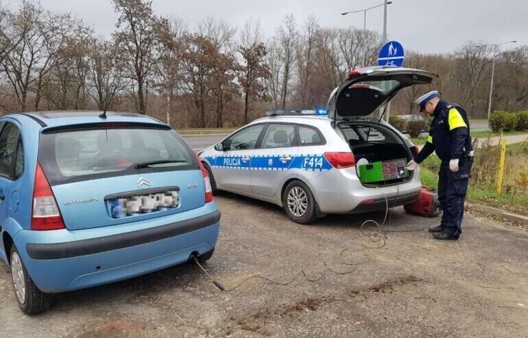 Drogówka też walczy ze smogiem