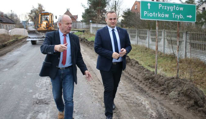 Dobiegają końca prace na drodze Przygłów Koło