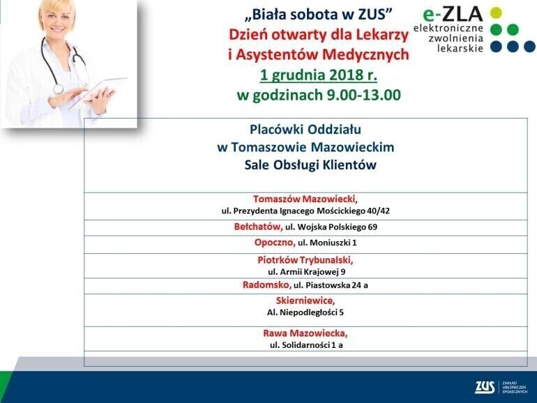 E-zwolnienia ZUS pracuje dłużej