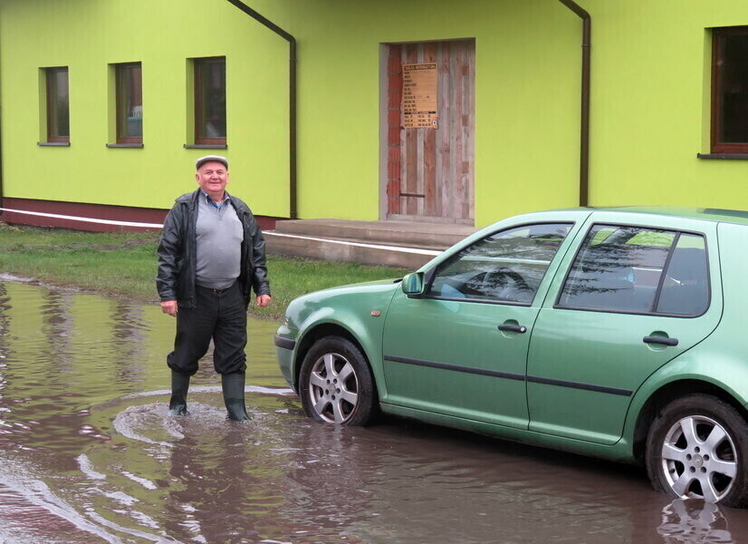 Jezioro na Topolowej w Przygłowie