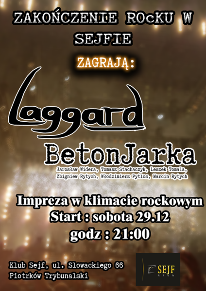 Muzyczne zakończenie rocku w Sejfie