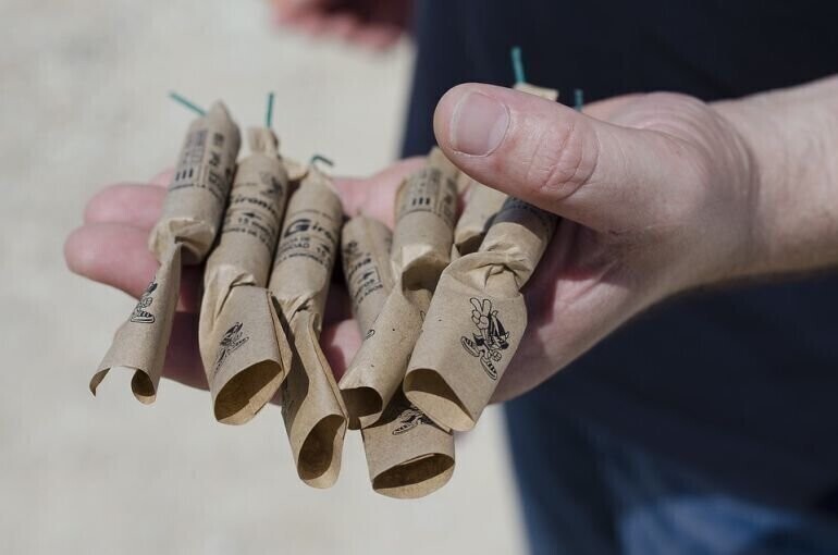 Uważajcie przy odpalaniu fajerwerków