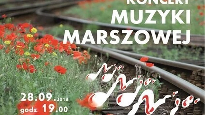 Koncert muzyki marszowej w Piotrkowie