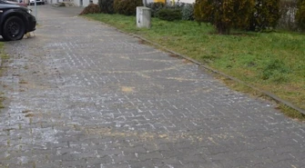 W Piotrkowie też ślisko...