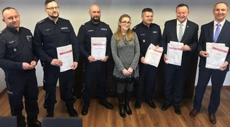 Burmistrz, wójt i policjanci nagrodzeni 