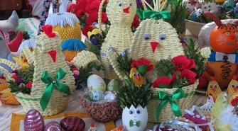 Koszyczek wielkanocny w Czarnocinie