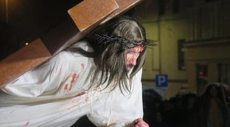 Misterium Pasyjne na ulicach miasta