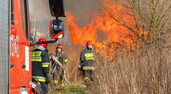 Chciał tylko wypalić suchą trawę. Doszło do pożaru 