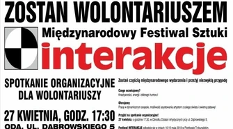 Chcesz być częścią Interakcji? W piątek spotkanie wolontariuszy 