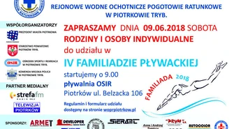 Rodzinne wyścigi w basenie