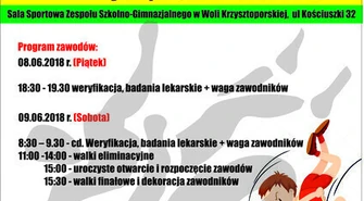 Zapaśnicze emocje w Woli Krzysztoporskiej