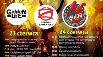 Golden Life, Oddział Zamknięty i Czerwone Gitary na Dniach Gminy Rozprza 