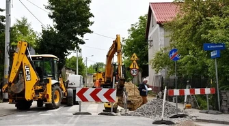 Zamknęli ul. Rzemieślniczą w Piotrkowie 