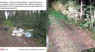 Internauci "wymusili" posprzątanie śmieci