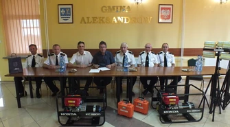 Nowoczesny sprzęt dla OSP gminy Aleksandrów 