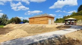 Stanice kajakowe w Sulejowie na ukończeniu 