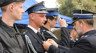 Stuletnia OSP Majków Duży z pozdrowieniami od papieża Franciszka