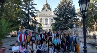 Uczniowie z Aleksandrowa na Słowacji