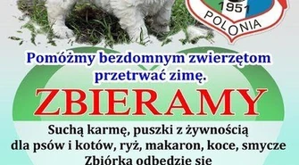 Będą zbierać karmę dla zwierząt podczas meczu Polonii 