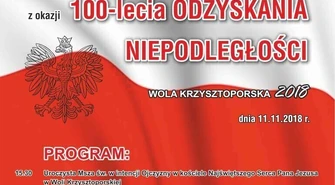 Wola Krzysztoporska: Będą świętować rocznicę odzyskania niepodległości