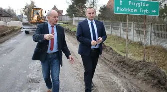 Dobiegają końca prace na drodze Przygłów – Koło