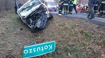 Zderzenie 3 samochodów w Jaksonku (AKTUALIZACJA)