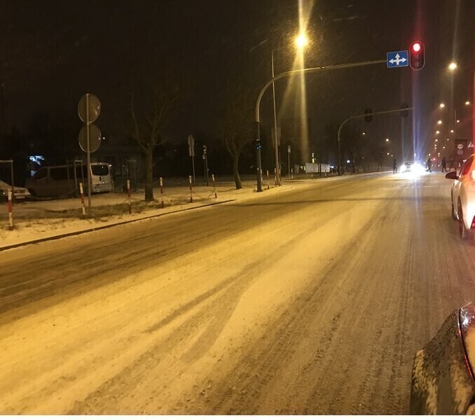 Zima zaskoczyła piotrkowskich kierowców