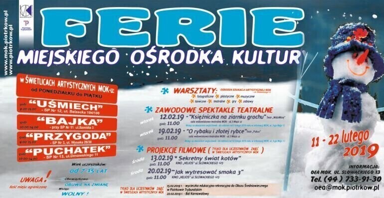 Ferie z piotrkowskim MOK-iem