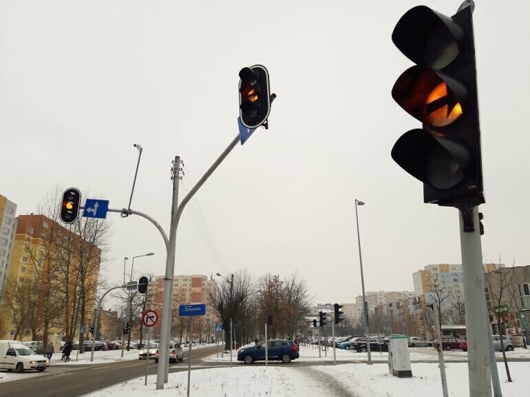 Co ze światłami na skrzyżowaniu Słowackiego i Zamenhofa