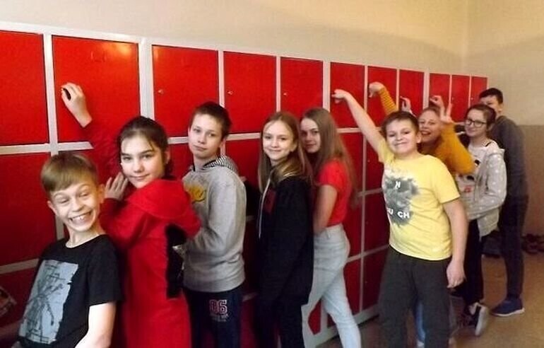 Uczniowie mają swoje szafki